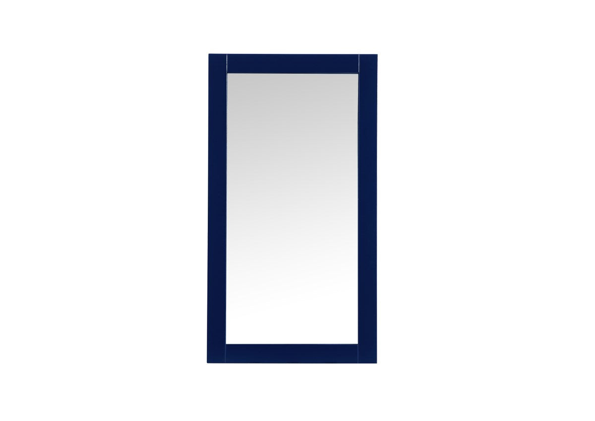 Vanity Mirror 18X32 Inch In Blue by Elegant Decor