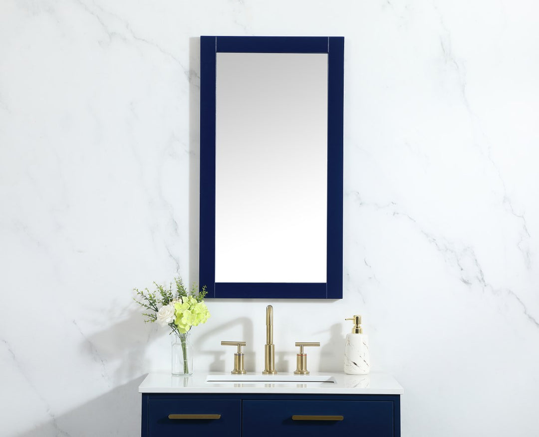 Vanity Mirror 18X32 Inch In Blue