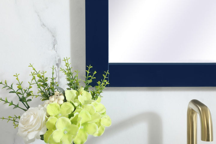 Vanity Mirror 18X32 Inch In Blue