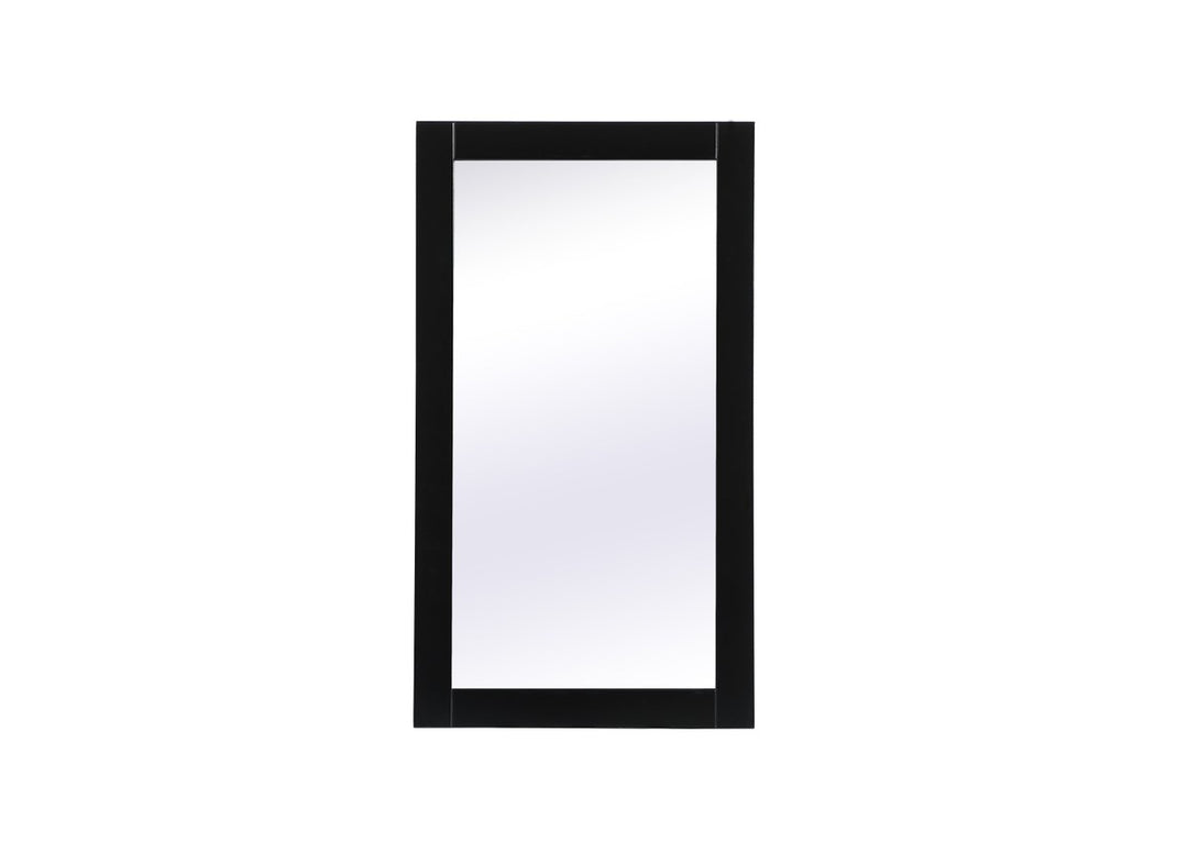 Vanity Mirror 18X32 Inch In Black by Elegant Decor