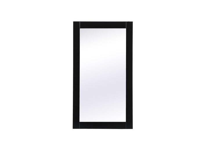 Vanity Mirror 18X32 Inch In Black by Elegant Decor