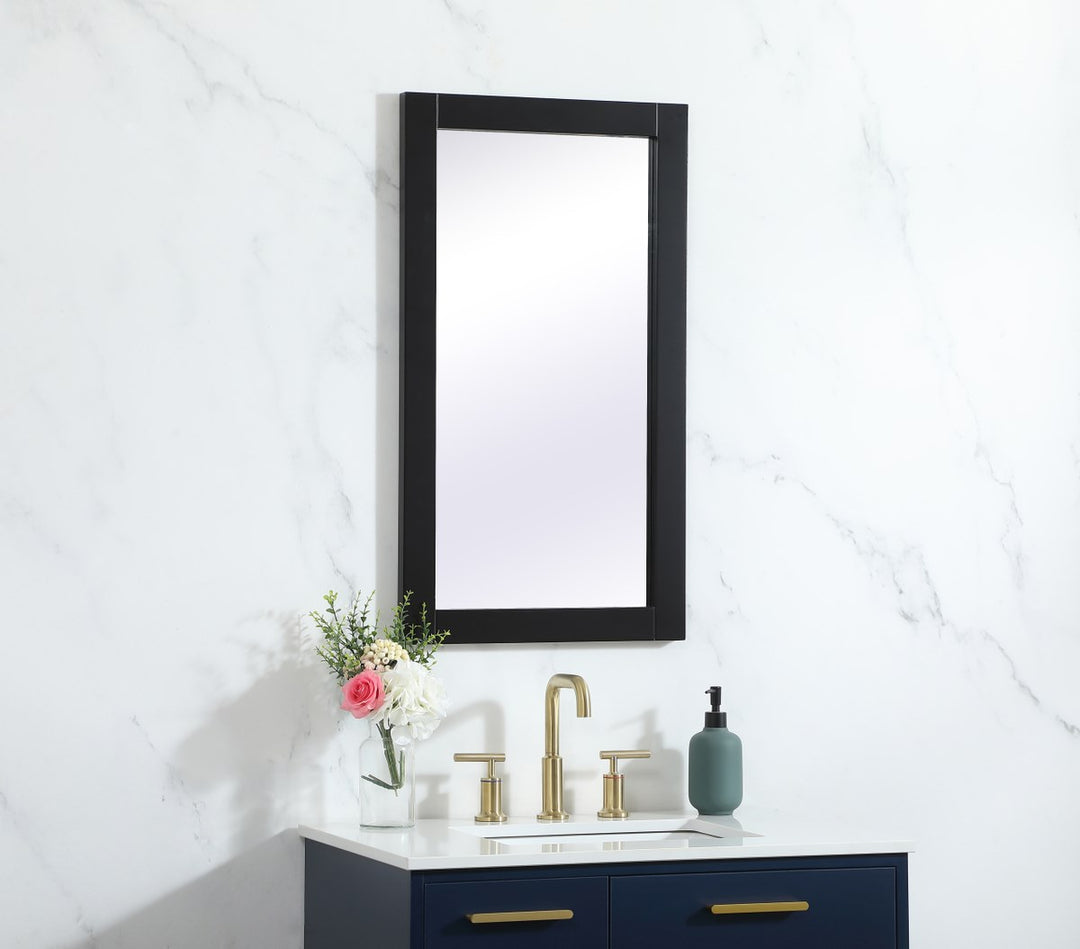 Vanity Mirror 18X32 Inch In Black
