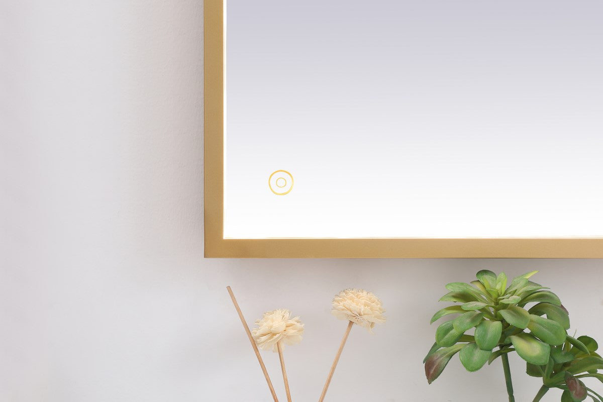 Brass Led Mirror