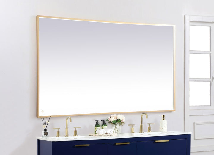 Brass Led Mirror