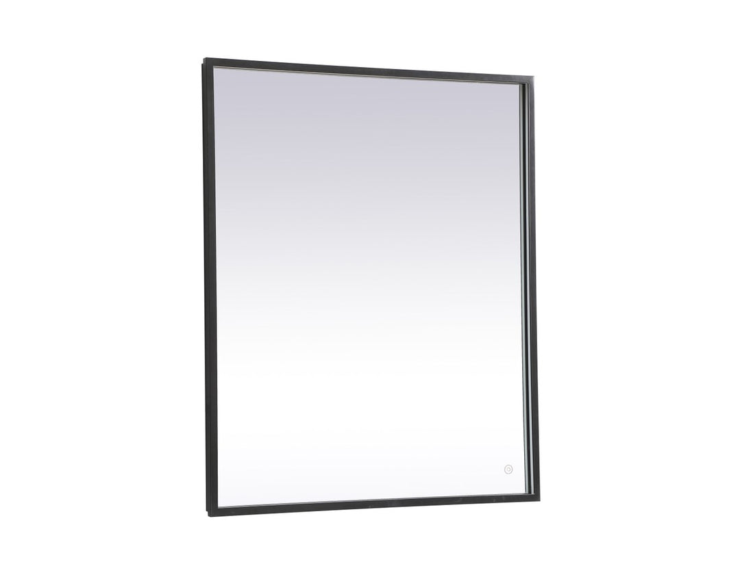 Black Led Mirror