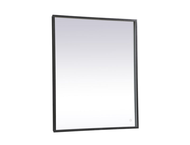 Black Led Mirror