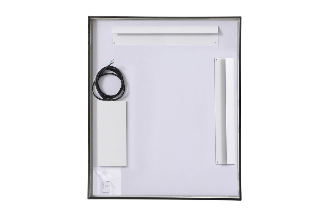 Black Led Mirror