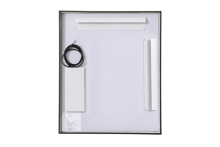 Black Led Mirror