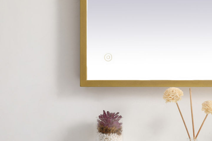 Brass Led Mirror