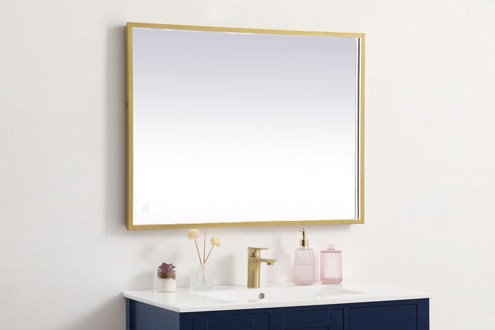 Brass Led Mirror