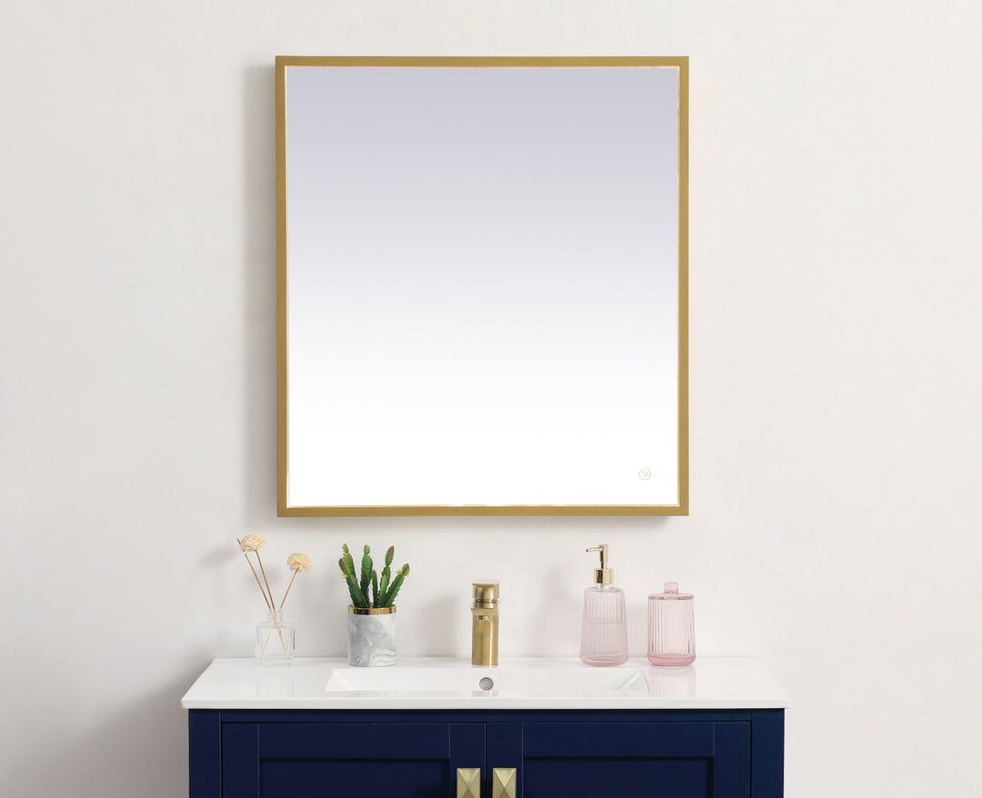 Brass Led Mirror