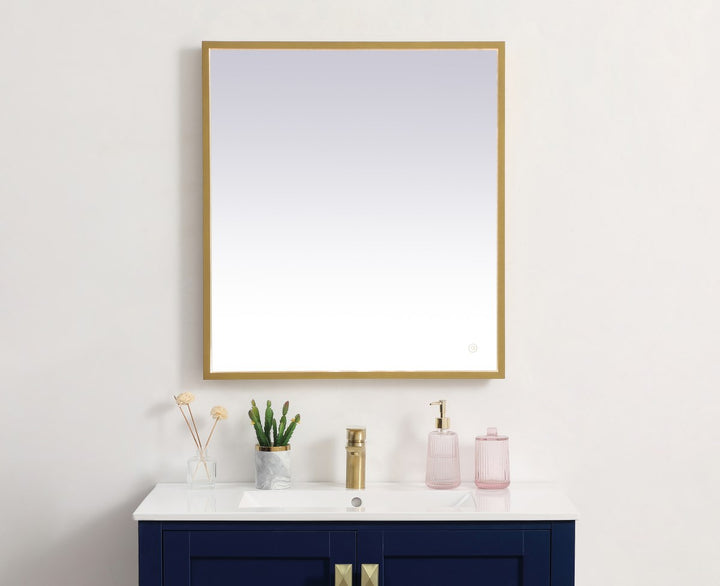 Brass Led Mirror