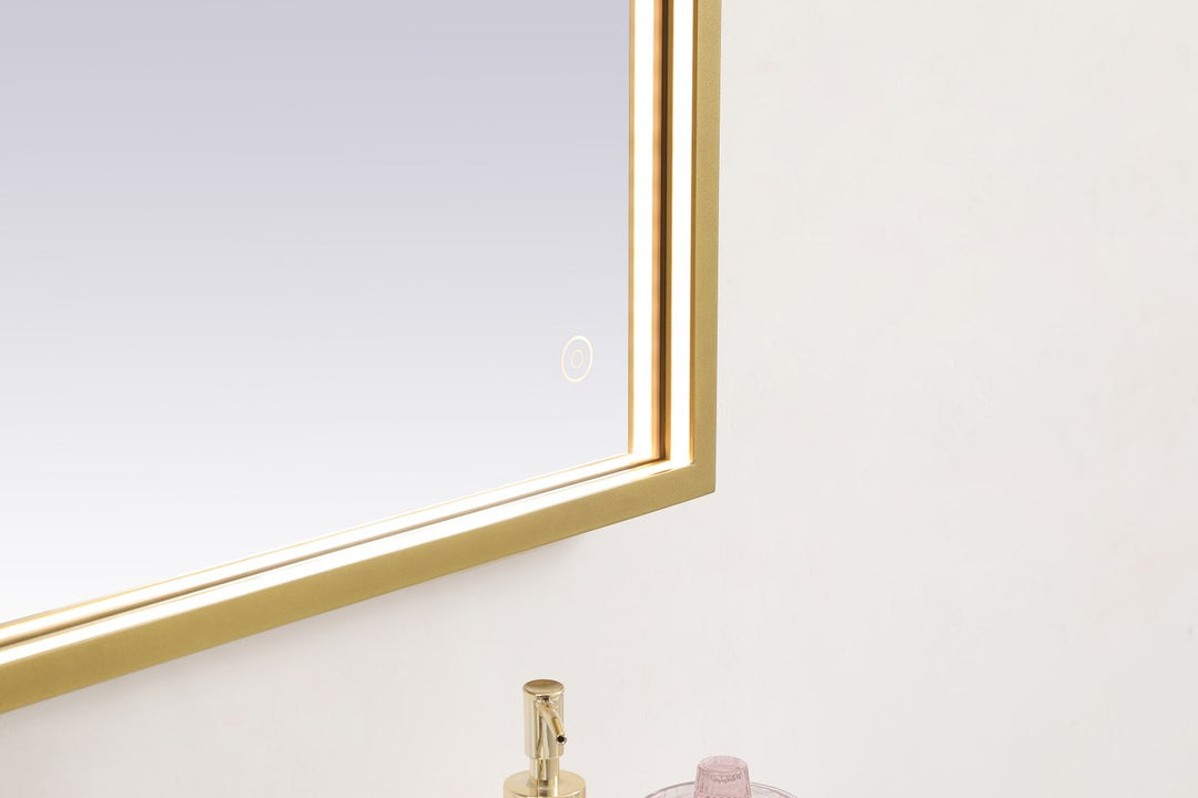 Brass Led Mirror