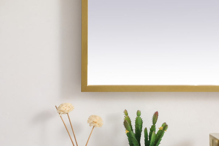 Brass Led Mirror