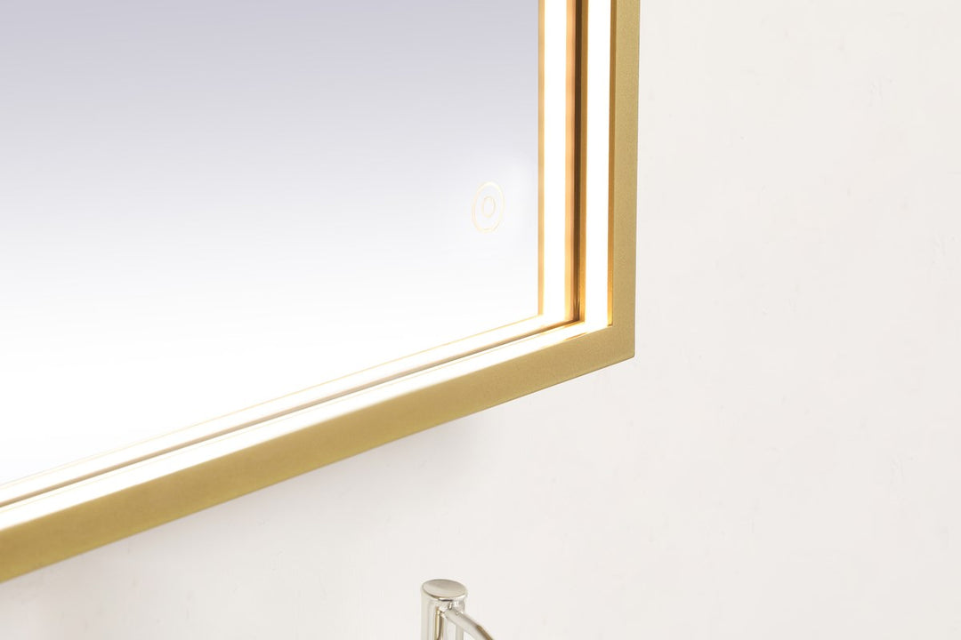 Brass Led Mirror