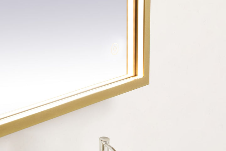 Brass Led Mirror