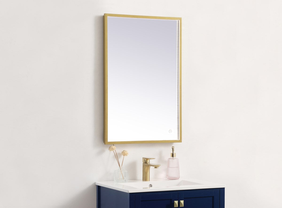 Brass Led Mirror