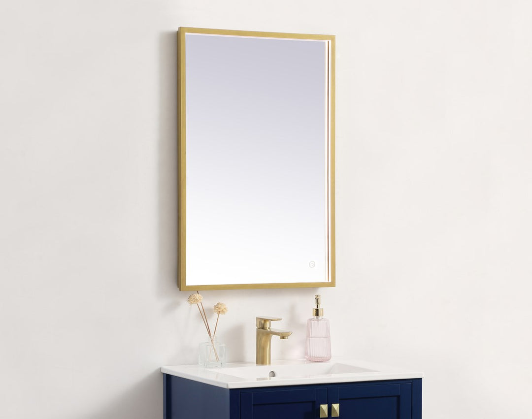 Brass Led Mirror