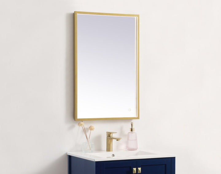 Brass Led Mirror