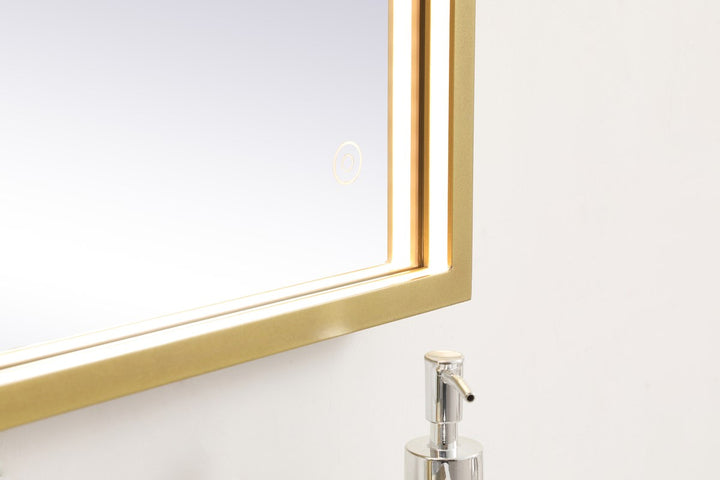 Brass Led Mirror