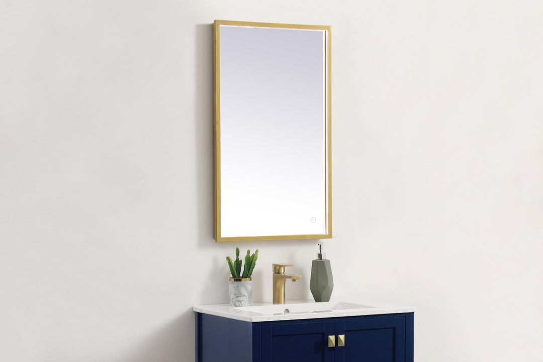 Brass Led Mirror