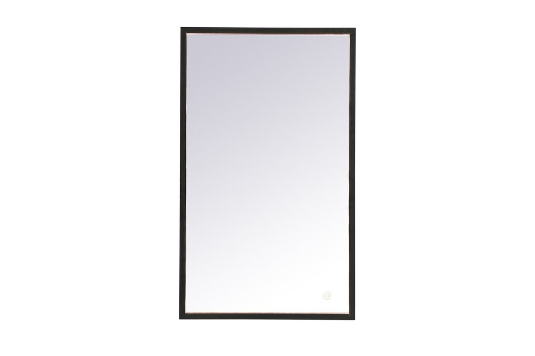 Black Led Mirror