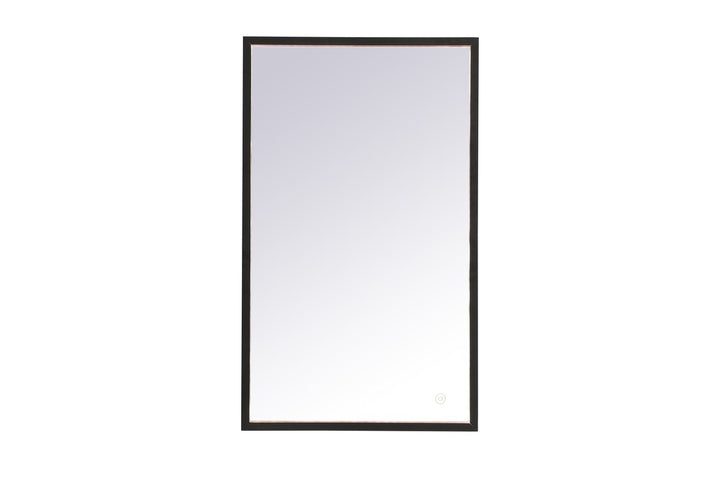 Black Led Mirror
