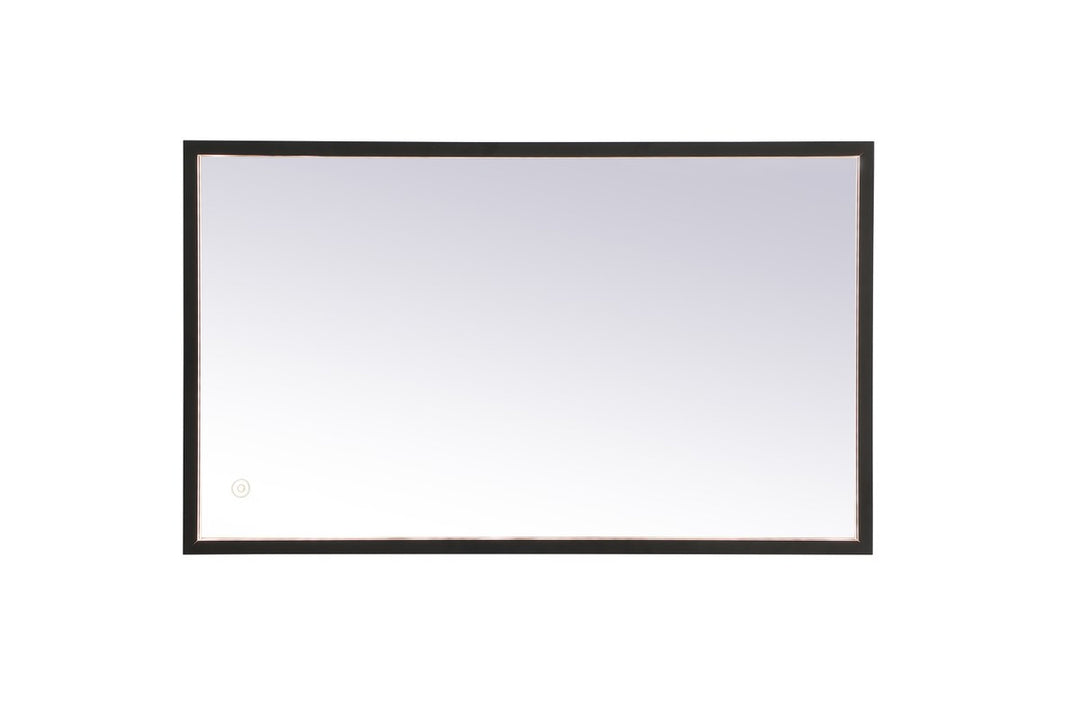 Black Led Mirror