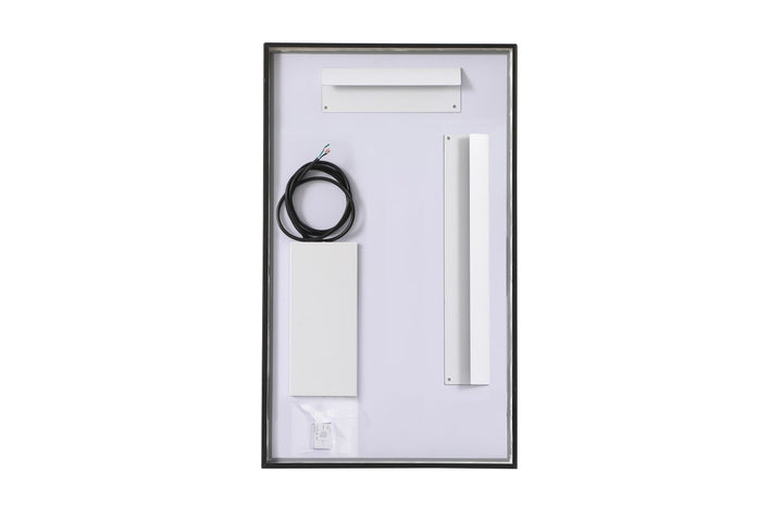 Black Led Mirror
