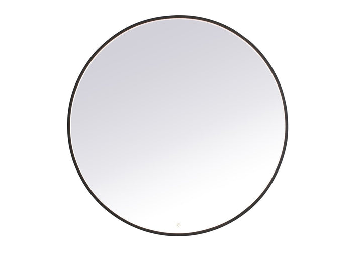 48 inch LED mirror with adjustable color temperature 3000K/4200K/6400K in black
