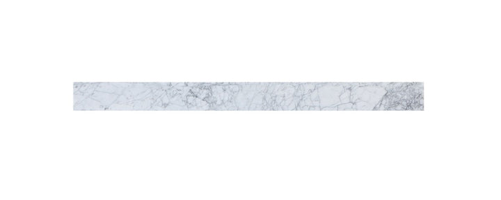 48 Inch Backsplash In Carrara White by Elegant Decor