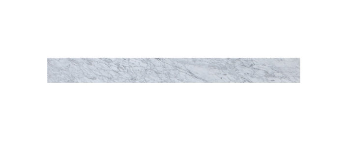 42 Inch Backsplash In Carrara White by Elegant Decor