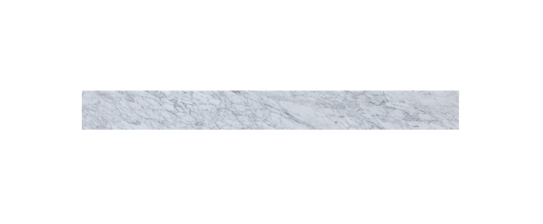 40 Inch Backsplash In Carrara White by Elegant Decor