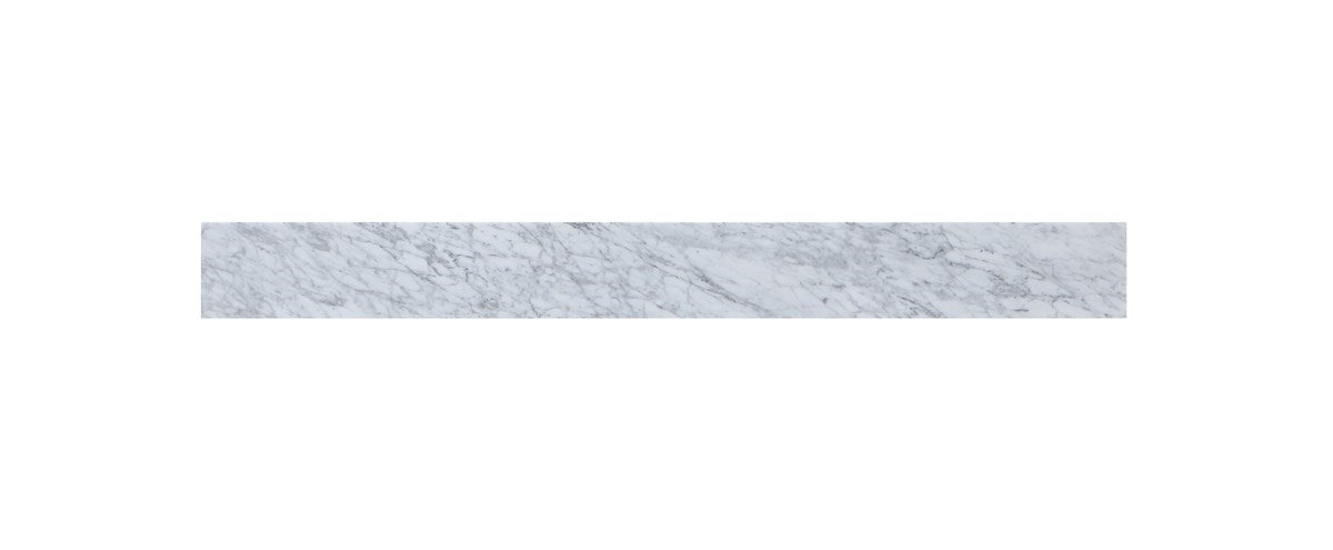 40 Inch Backsplash In Carrara White by Elegant Decor