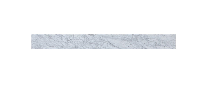 40 Inch Backsplash In Carrara White by Elegant Decor