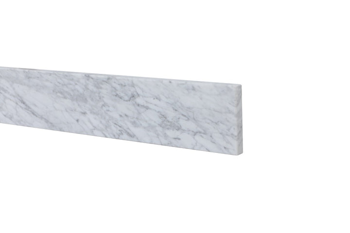 40 Inch Backsplash In Carrara White