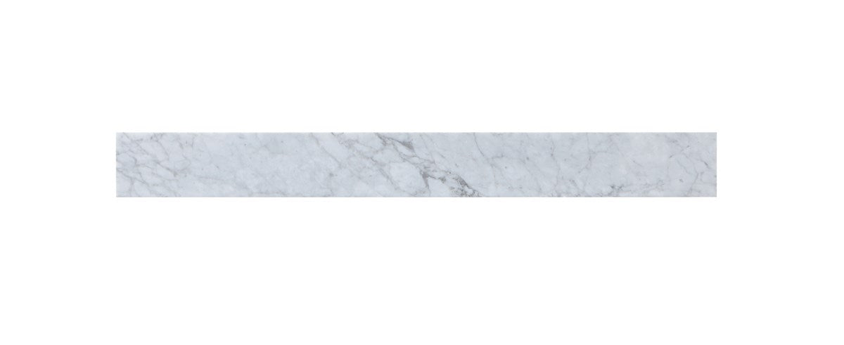 36 Inch Backsplash In Carrara White by Elegant Decor
