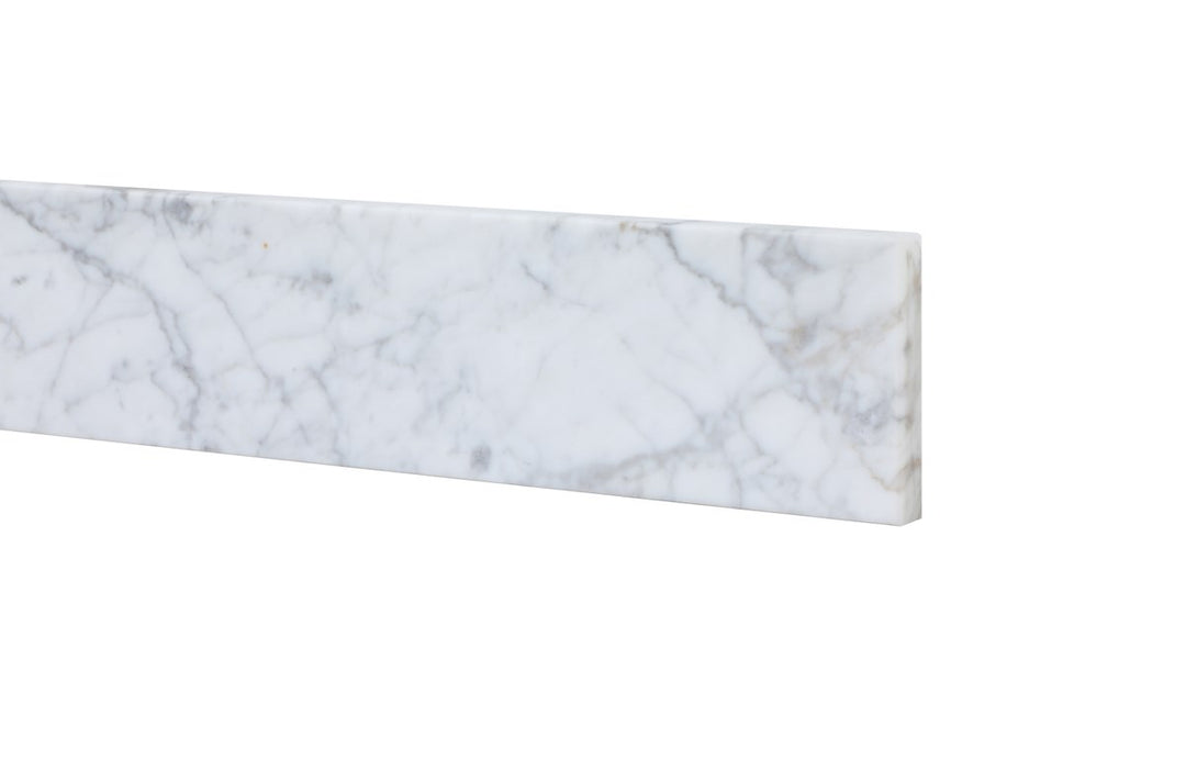 32 Inch Backsplash In Carrara White