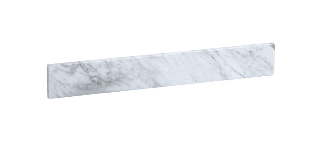 30 Inch Backsplash In Carrara White