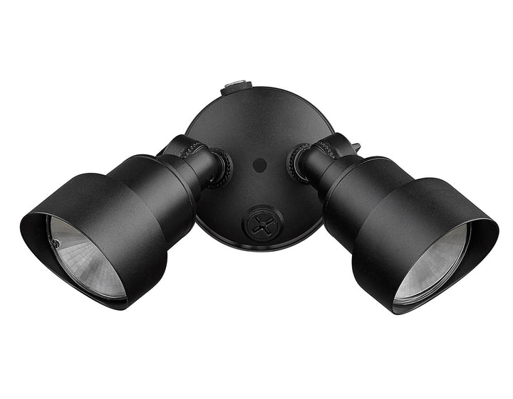 2-Light Matte Black Integrated Led Adjustable Head Floodlight by Acclaim Lighting