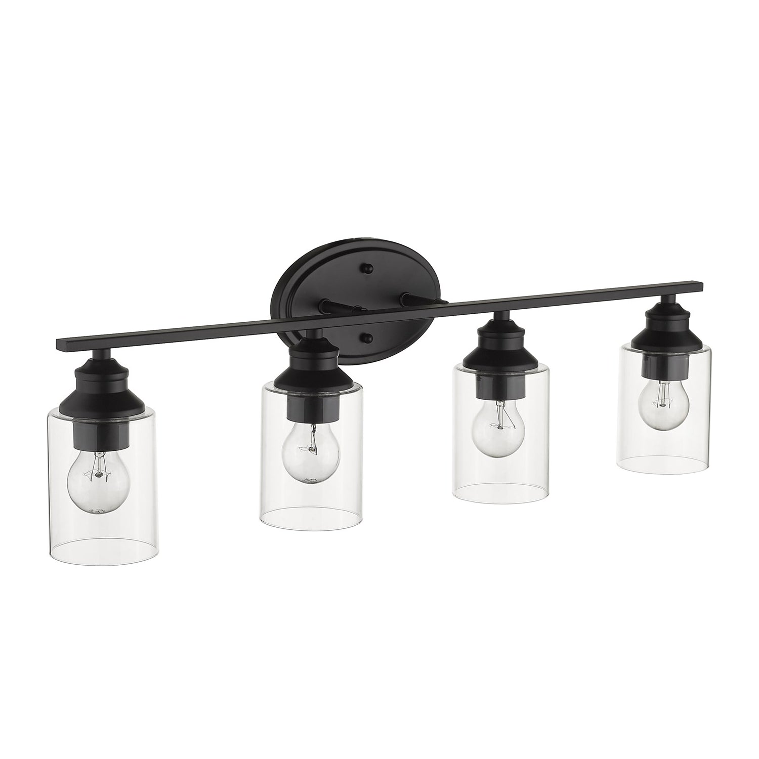 4-Light Matte Black Vanity by Acclaim Lighting