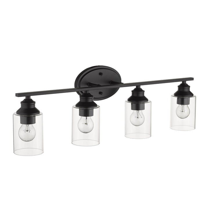 4-Light Matte Black Vanity by Acclaim Lighting