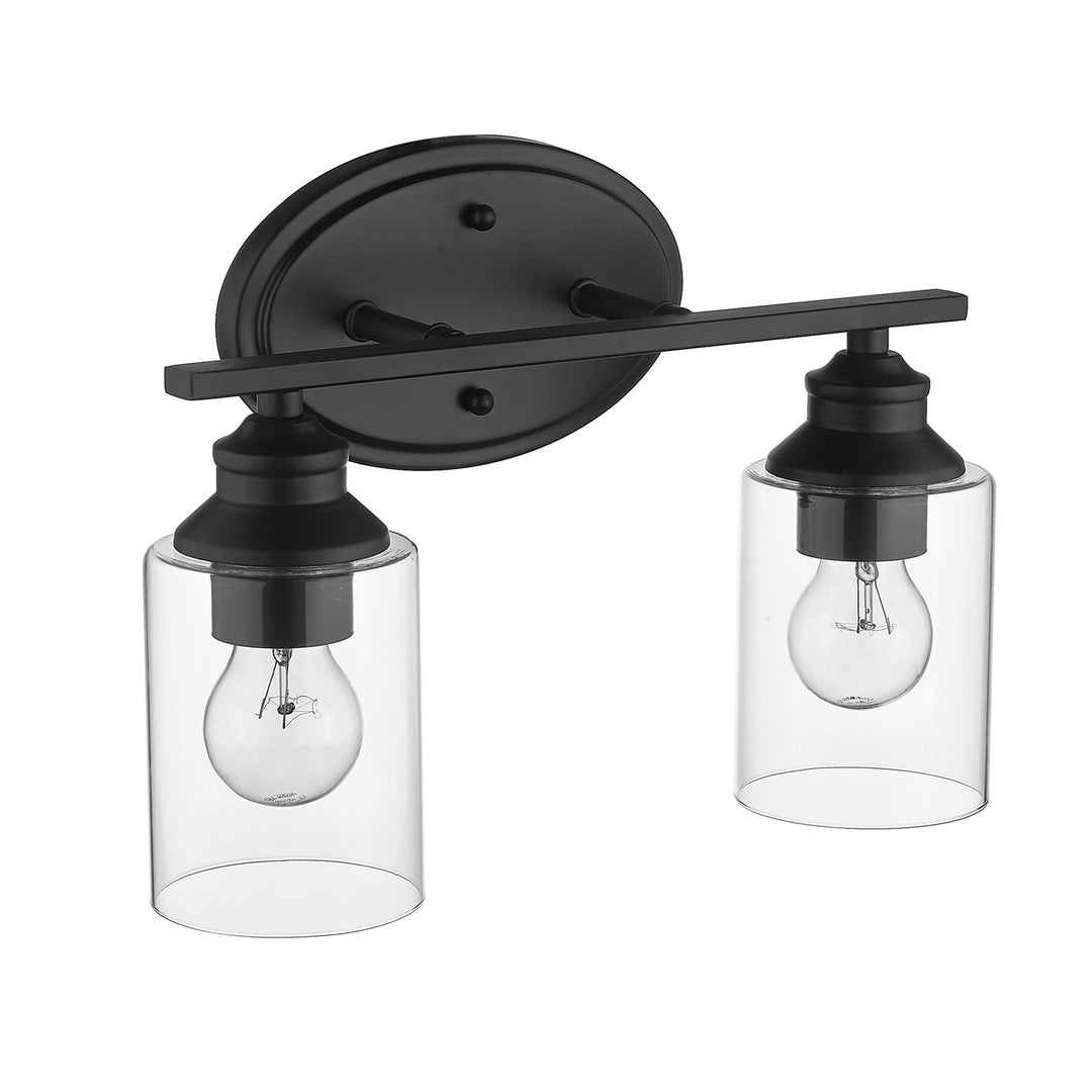 2-Light Matte Black Vanity by Acclaim Lighting