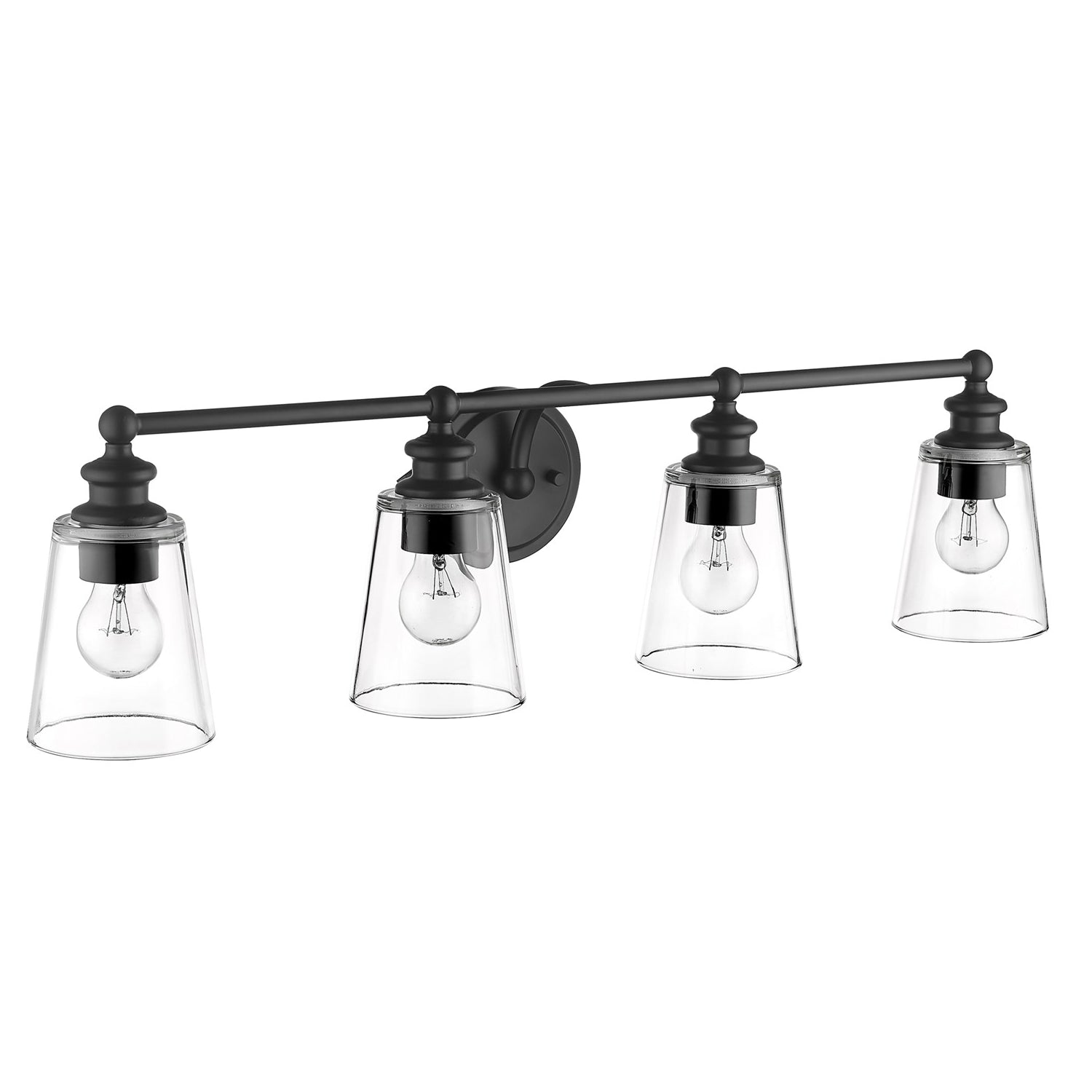 4-Light Matte Black Vanity by Acclaim Lighting