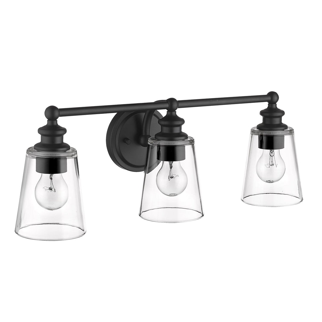 3-Light Matte Black Vanity by Acclaim Lighting