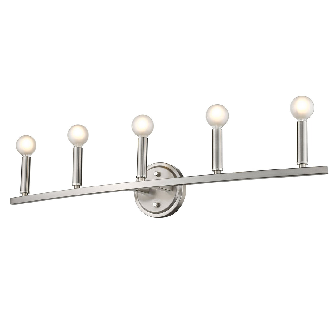 5-Light Satin Nickel Vanity
