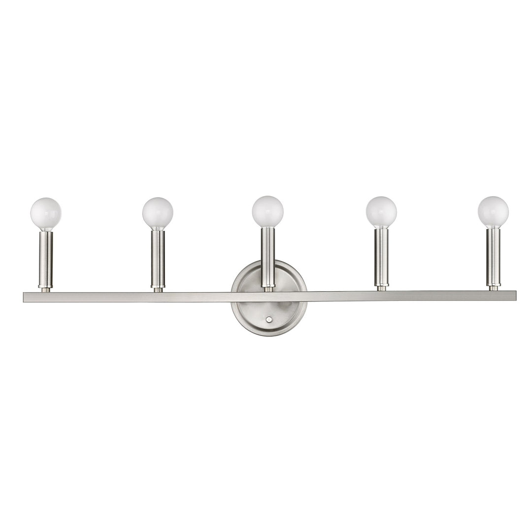 5-Light Satin Nickel Vanity