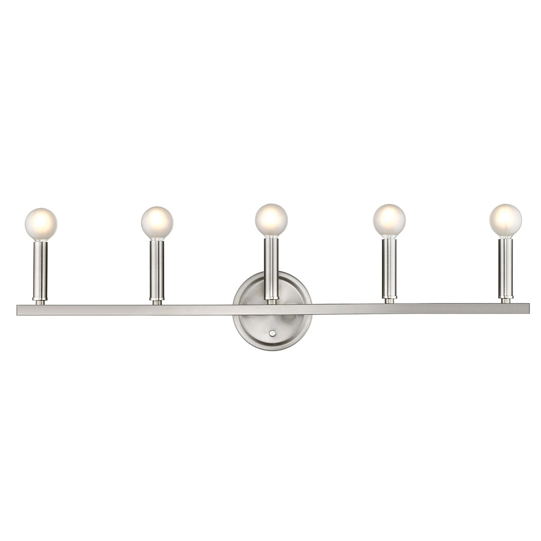 5-Light Satin Nickel Vanity