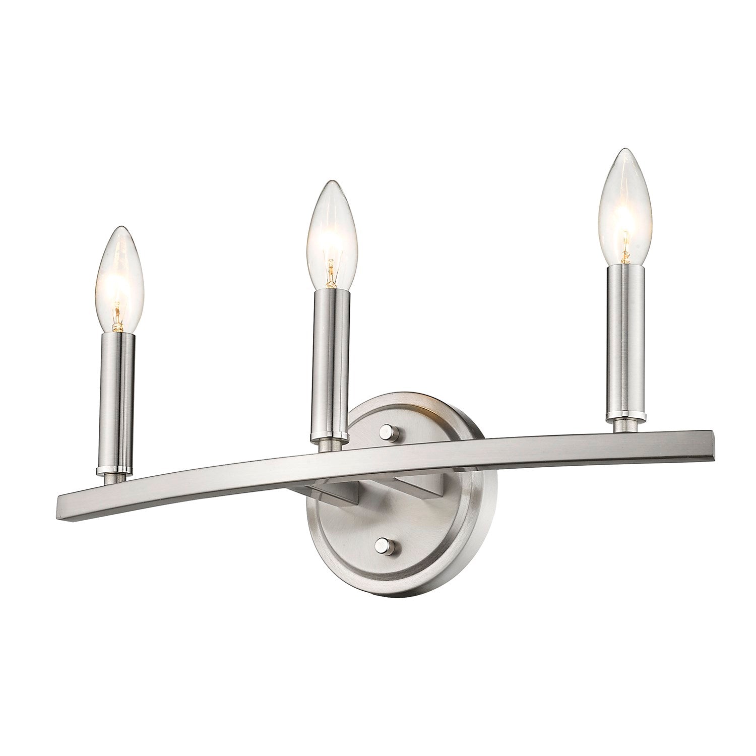 3-Light Satin Nickel Vanity