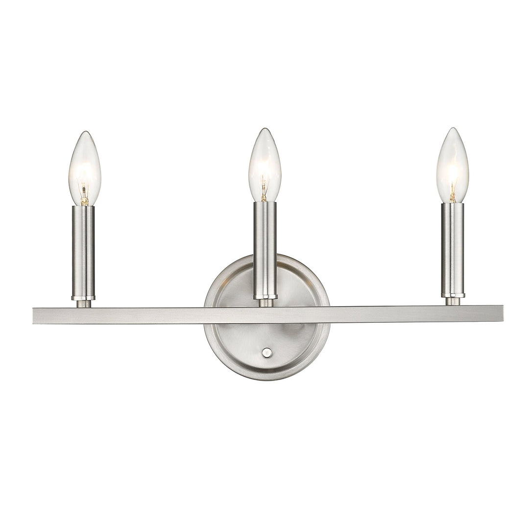 3-Light Satin Nickel Vanity